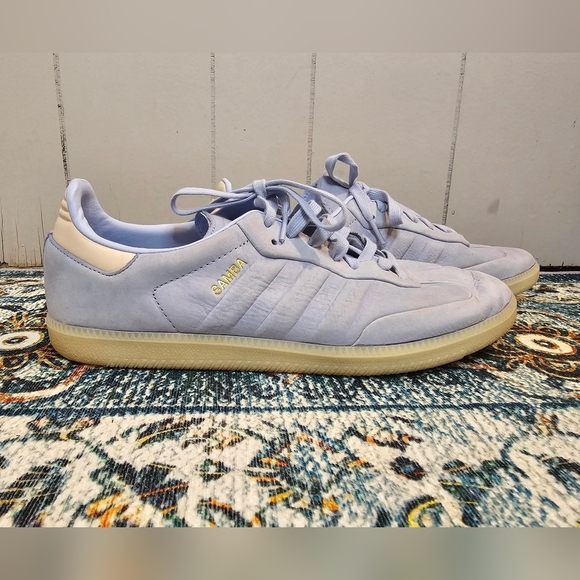 adidas Samba Blue Dawn Soft Leather, Mens Size 10 - Picture 3 of 8
